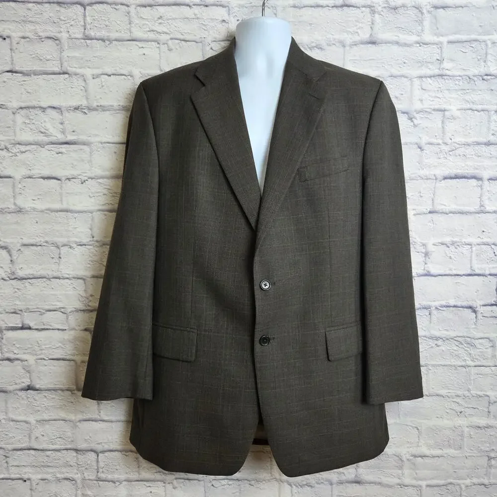 Chaps by Ralph Lauren Size 42 Wool Sport Coat Blazer Suit Jacket Brown
